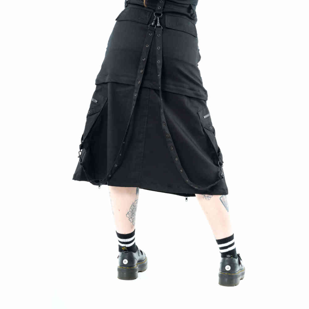 Poizen Industries - Knightley Long skirt - Black